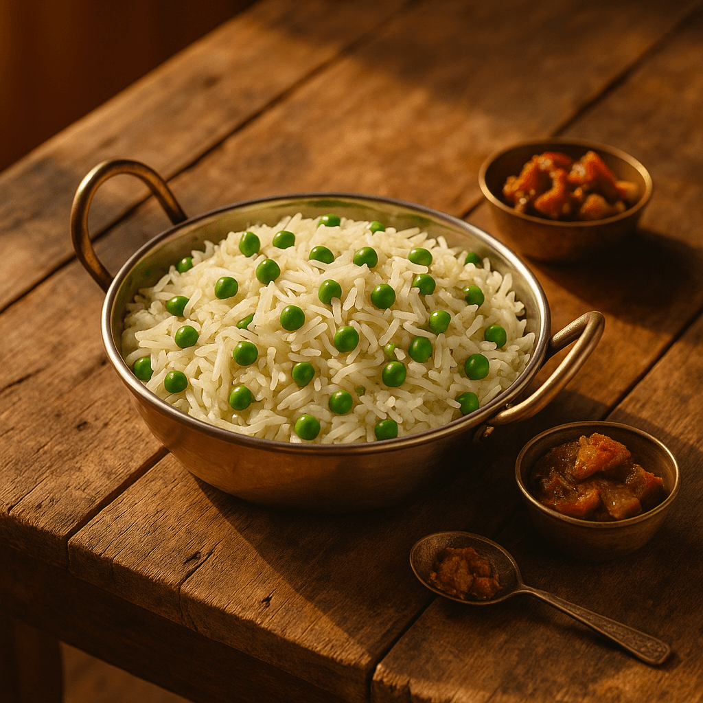 Fragrant Basmati Rice Pilaf with Peas
