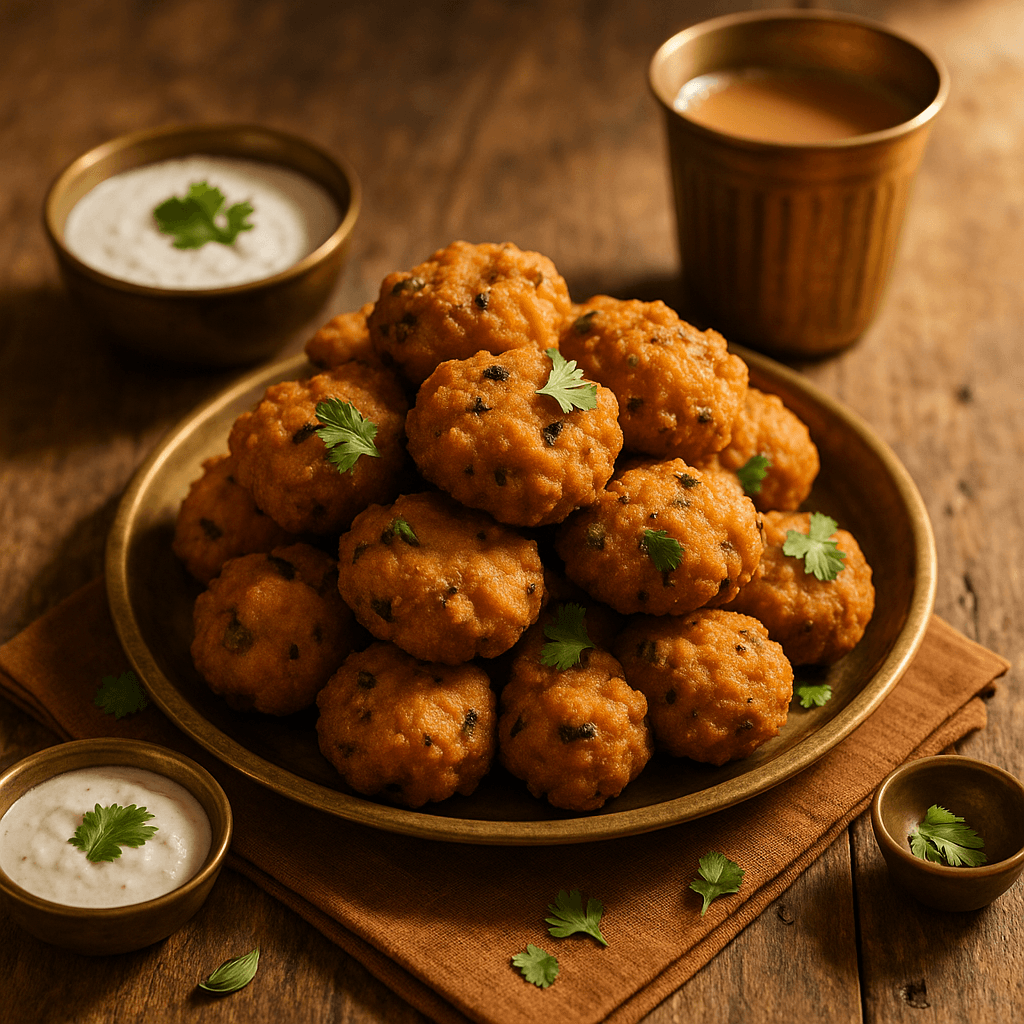 Crispy Lentil Fritters