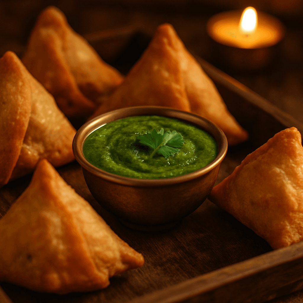 Zesty Green Chutney for Snacks