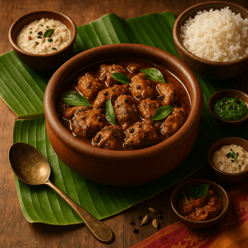 Peppery South Indian Chicken Curry