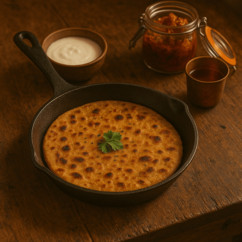 Punjabi Stuffed Potato Paratha