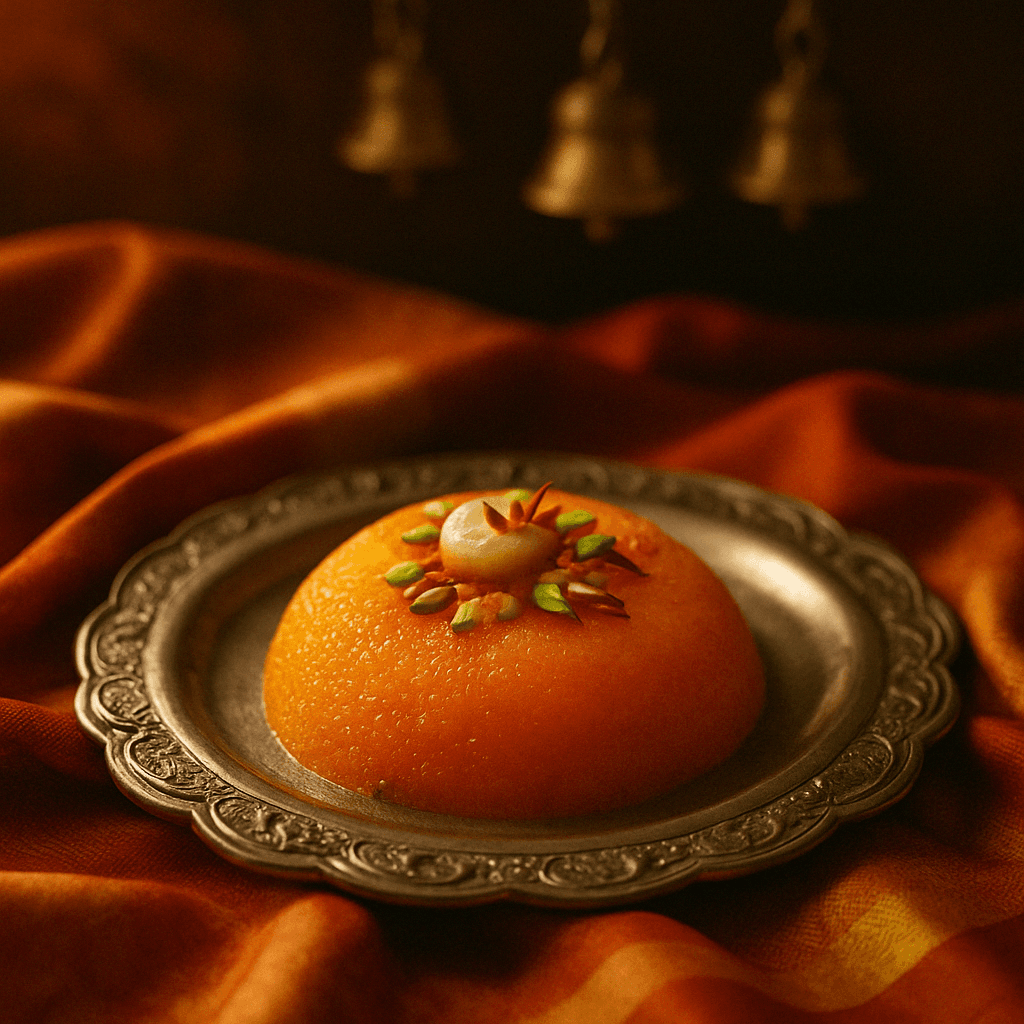 Rava Kesari (Semolina Dessert with Saffron)