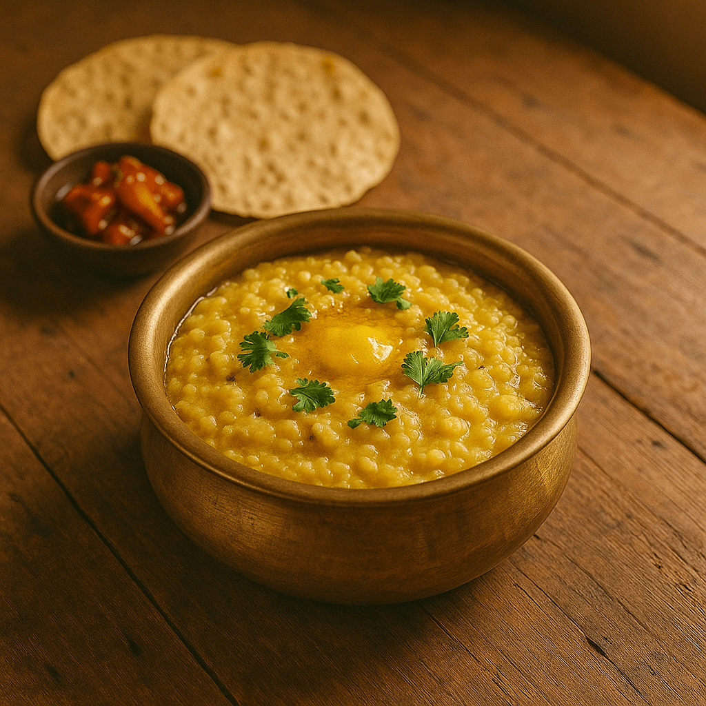 Slow Cooked Rice and Lentil Porridge