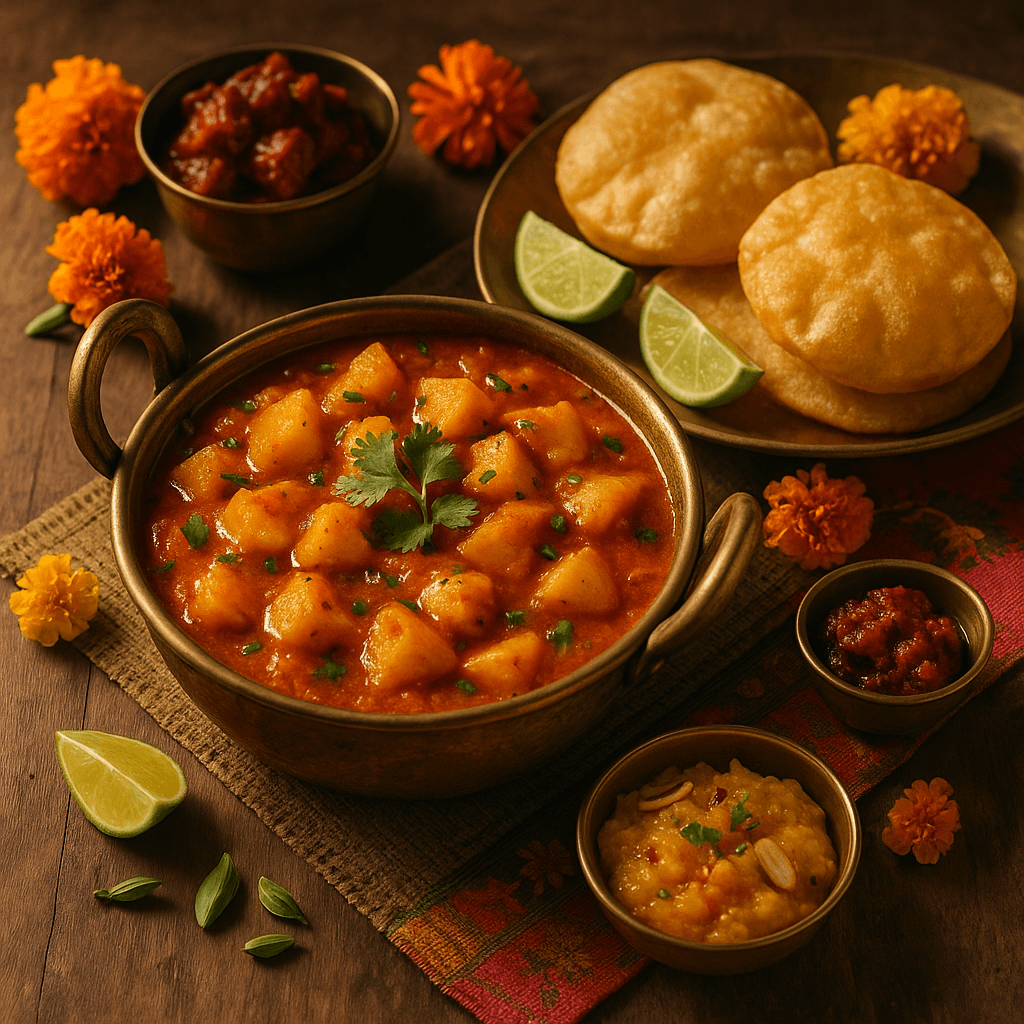 Spicy Maharashtrian Potato Curry