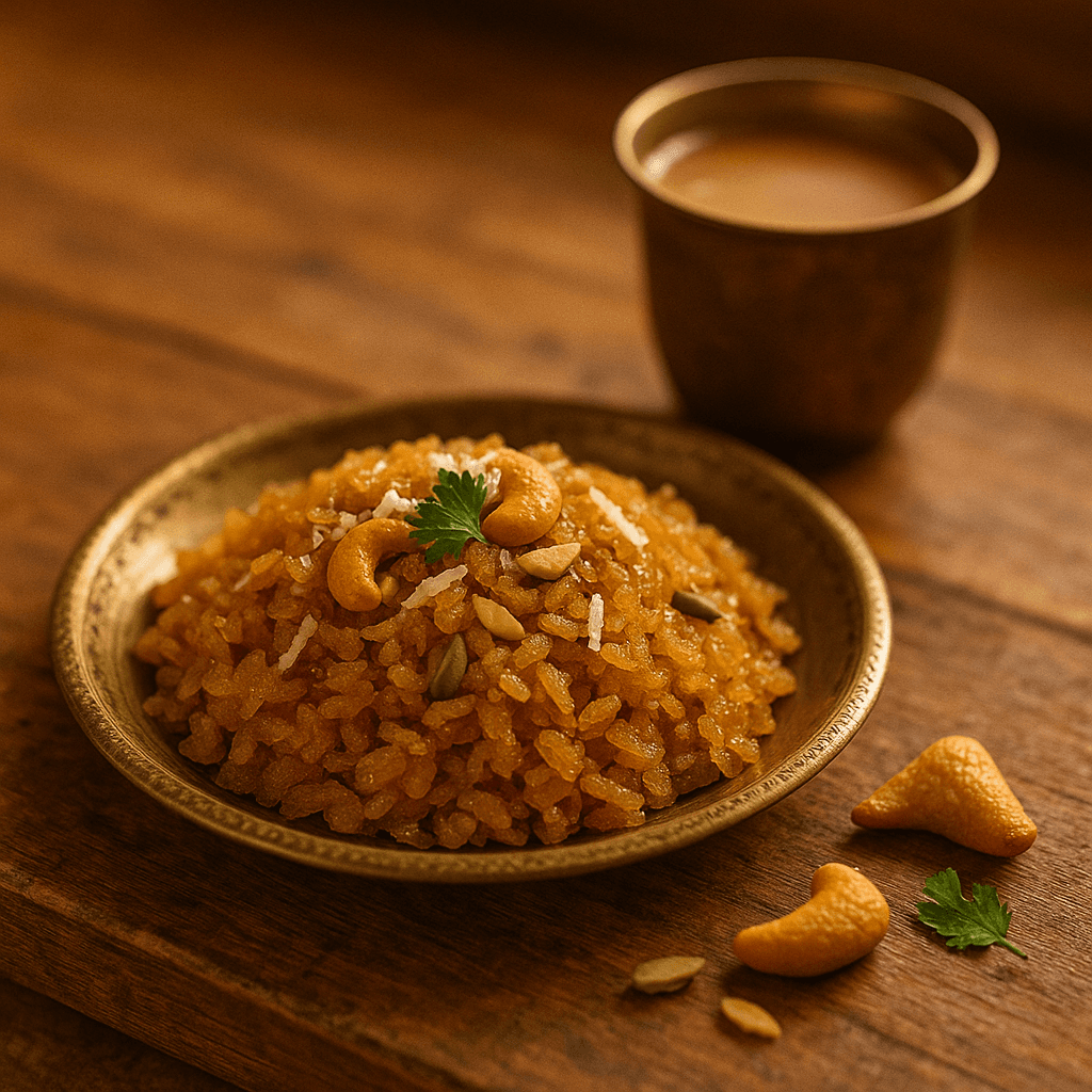 Sweet Flattened Rice Dessert