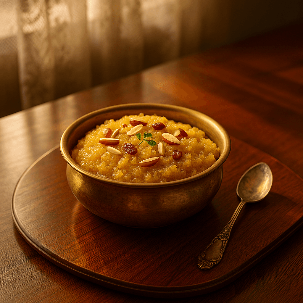 Sweet Semolina Pudding