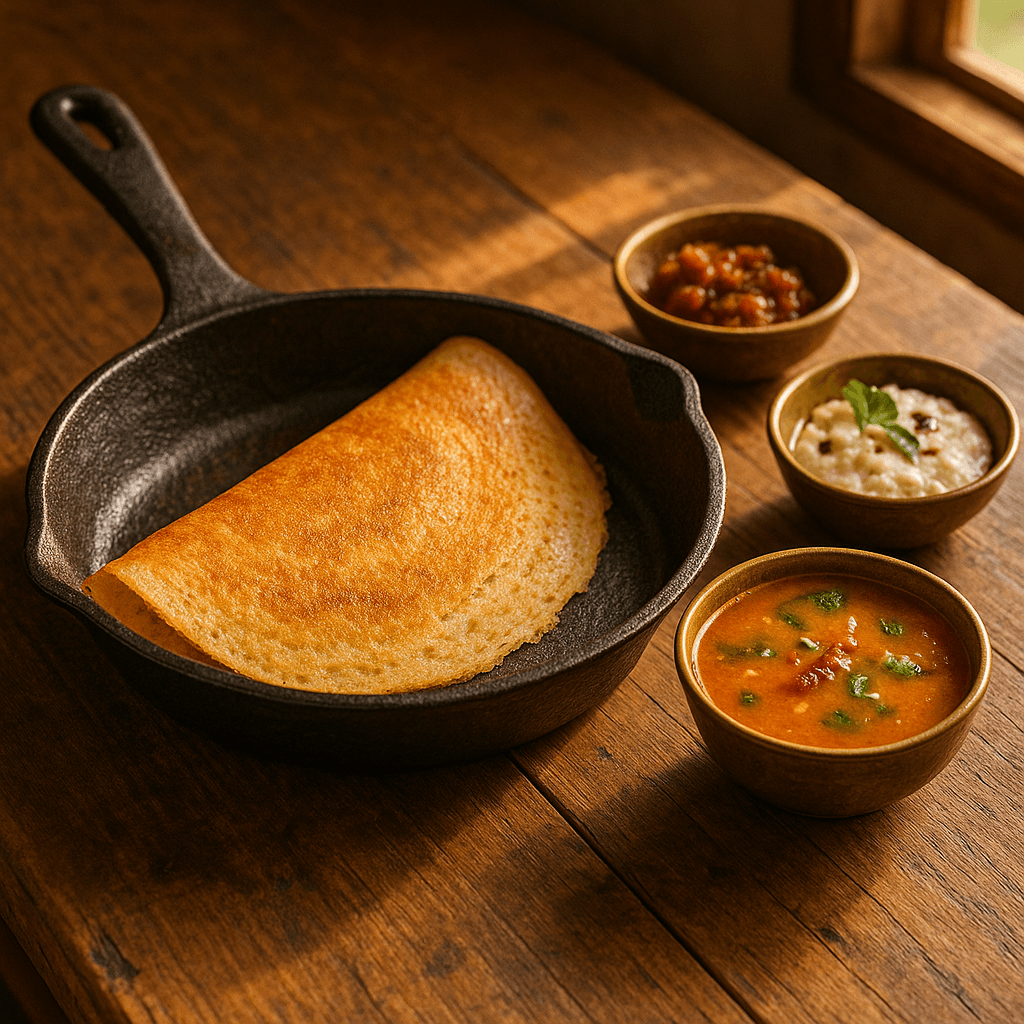 Crispy Indian Rice Crepes